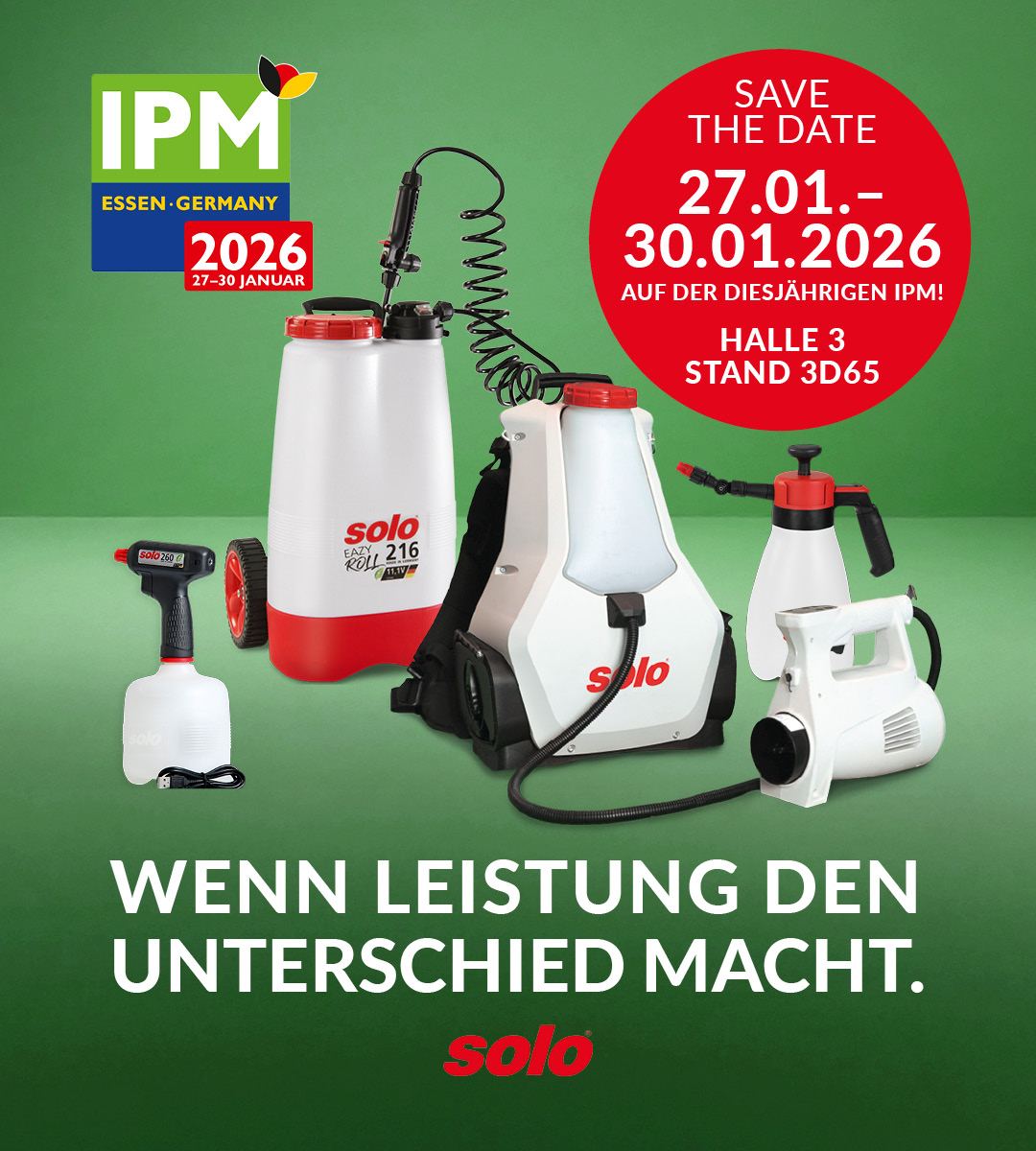 Wir sind auf der IPM Essen 2026.